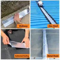 অ্যালুমিনিয়াম ফয়েল টেপ | Super Waterproof Butyl Rubber Aluminum Foil Tape — 3