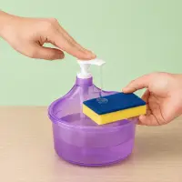 2-in-1 Dishwashing Soap Dispenser / ২-ইন-১ লিকুইড সোপ ডিসপেনসার বক্স — 3