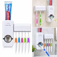 Automatic Toothpaste Dispenser With Toothbrush Holder — 3