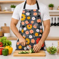 হাই কোয়ালিটি প্রিন্টেড কিচেন এপ্রন | Premium Printed Kitchen Apron (Random Design) — 4