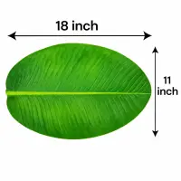 ৬ পিস কলা পাতা ডাইনিং টেবিল ম্যাট / 6 Pcs Banana Leaf Table Mat Set — 5