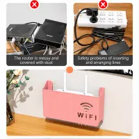 ওয়াইফাই রাউটার স্ট্যান্ড |  Premium WiFi Router Stand | Wall Mount Router Organizer — 3