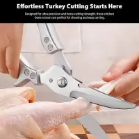 মাংস কাটার কাঁচি | Heavy Duty Poultry & Meat Cutting Shears — 5