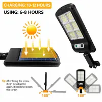 40W 120 LED Solar Sensor Light – Smart Outdoor লাইট — 2