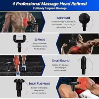 পূর্ণ শরীরের পেশীর জন্য ম্যাসাজ গান, স্ক্রিন ডিসপ্লে সহ শরীরের ব্যথা উপশমের জন্য বন্দুক / Massage Gun — 5