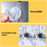 Multipurpose Rotating Suction Cup Hook with Strong Adhesion for Kitchen Supplies and Bathroom Organization — 5
