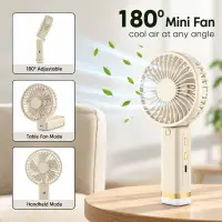 JYSUPER JY-2517A Rechargeable Mini Foldable Hand Fan With Box For Indoor or Outdor — 4