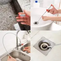 ড্রেন ক্লিনার ক্লগ রিমুভাল ক্লিনিং টুল / Drain / Basin pipe/ Tar Cleaner — 2
