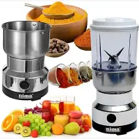 Nima 2 In 1 Blender & Grinder, Electric Grinder & Juicer,Nima 2-in-1 ইলেকট্রিক ব্লেন্ডার এবং গ্রাইন্ডার — 1
