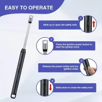 রিচার্জেবল ইউএসবি ইলেকট্রিক লাইটার,Rechargeable USB Electronic Lighter — 4