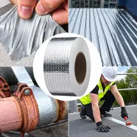 অ্যালুমিনিয়াম ফয়েল টেপ | Super Waterproof Butyl Rubber Aluminum Foil Tape — 4