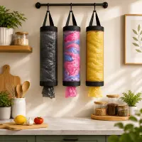 কিচেন পলিথিন স্টোরেজ ব্যাগ / Kitchen Plastic Bag Holder — 1