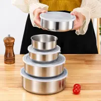 5 piece Bati box ,স্টেইনলেস স্টিলের ঢাকনা সহ খাবারের বক্স ৫ পিস, stainless steel box 5 piece,5pcs box — 2