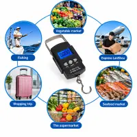 Hanging Weight Scale 50kg, Digital Portable Hanging Electronic Hook Scale 50 kg — 4