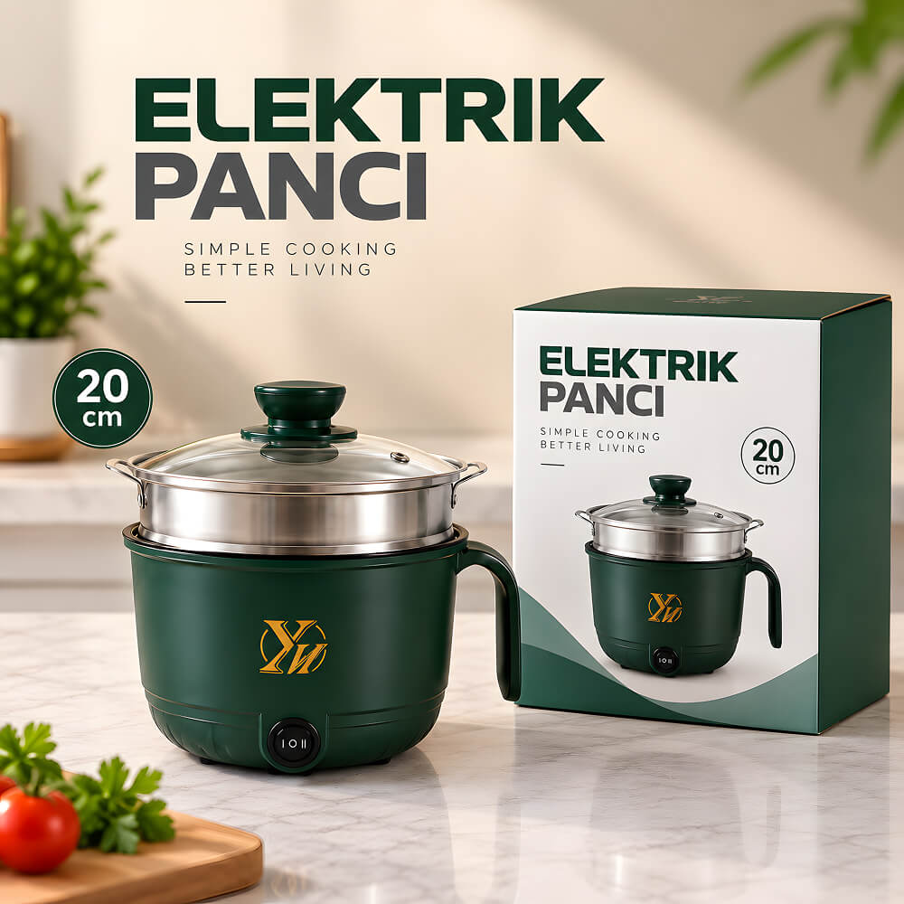 Multifunctional Mini Rice Cooker & Electric Frying Pan – ২-ইন-১ মাল্টি-ফাংশনাল ইলেকট্রিক কুকার ও স্টিমার